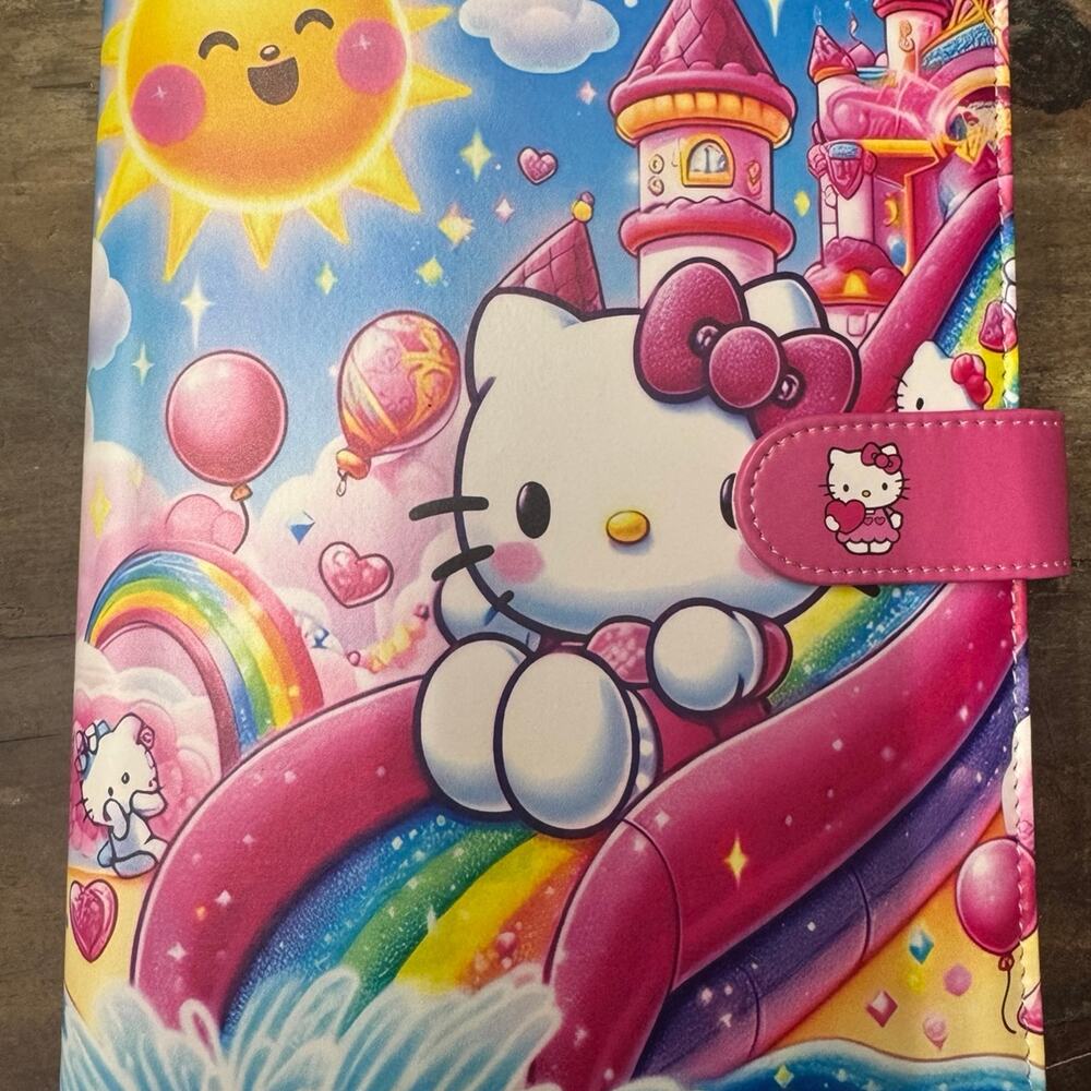 Hello Kitty A5 Binder with matching printed paper